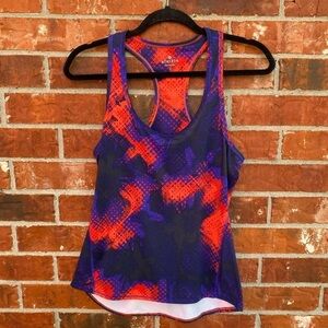 Athleta Womens Small Cloudlight Racerback Red Purple Tank Top